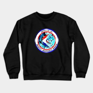 apollo 15 mission art Crewneck Sweatshirt